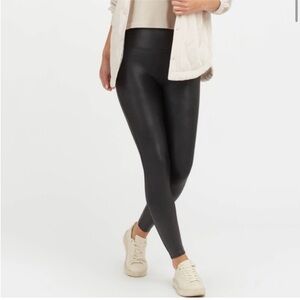 Spanx Faux Leather‎ Leggings Black